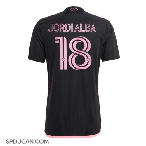 Muški Nogometni Dres Inter Miami Jordi Alba #18 Gostujuci 2024-25 Kratak Rukav